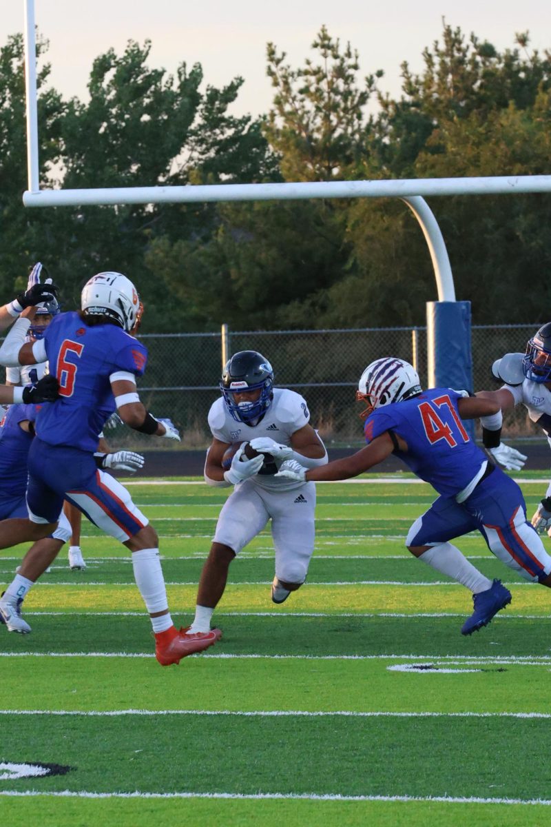 Junior running back Derek Jones vs Westview where he rushed for 223 yards.