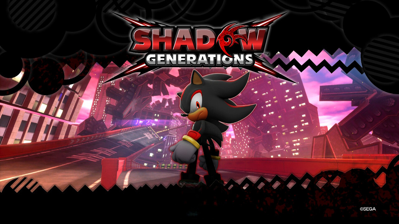 Starting screen (edited) of Shadow Generations, the game was released 10/22/24. 