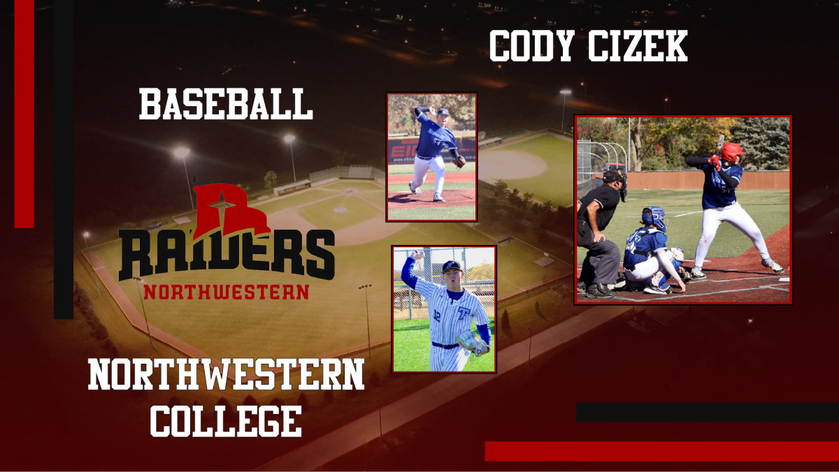 Cody Cizek to play Baseball for Northwestern College