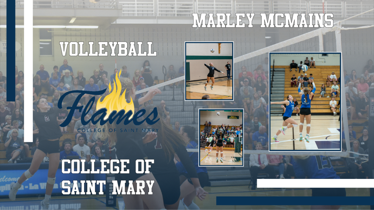 Marley McMains to play Volleyball for College of Saint Mary