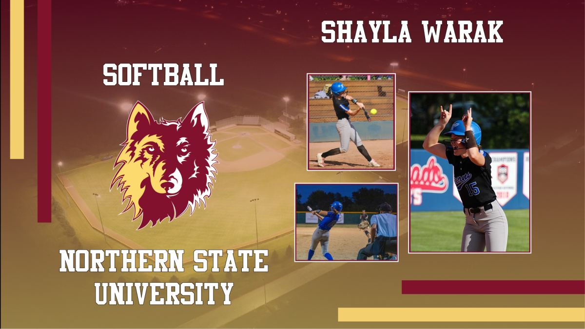 Shayla Warak to play Softball for Northern State University.