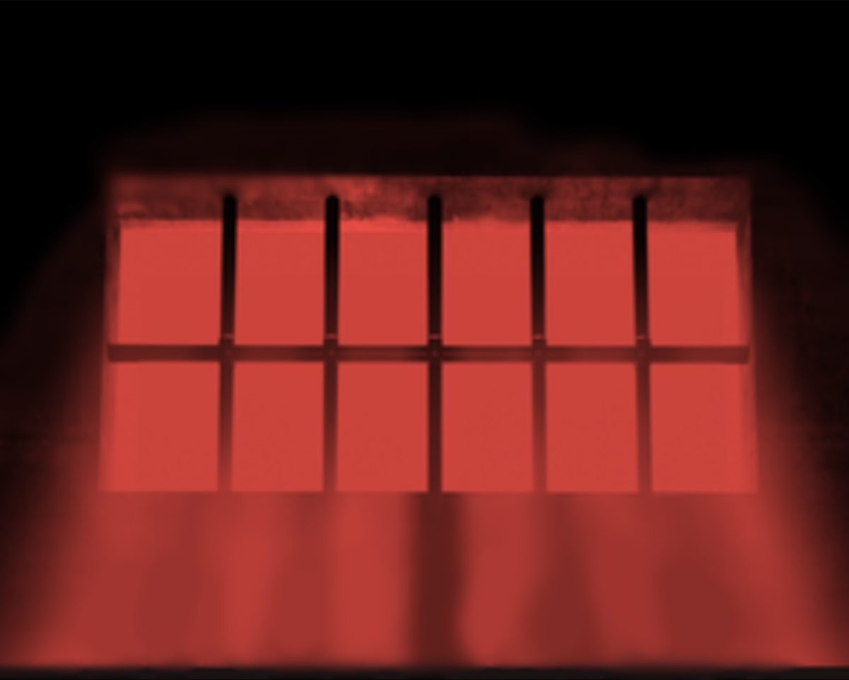 Graphic of an all red window, glowing with red light. Taken from the One Act Play Festival poster and edited to be enlarged.