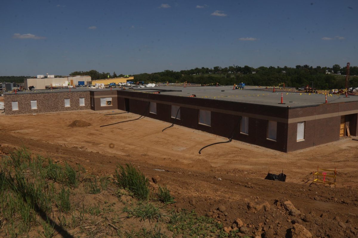 The YATP building going up west of Liberty Middle School is being built by Sampson Construction for a price of $5,598,931, paid for by voter-approved Bond Issue 2023.