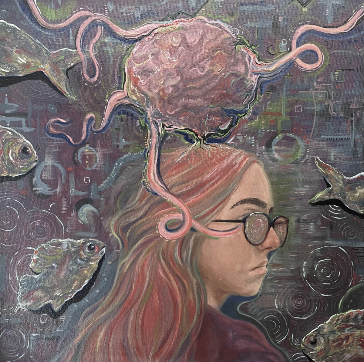 "Synaptic Symphony" illustration by Ellison Wirth (12th).