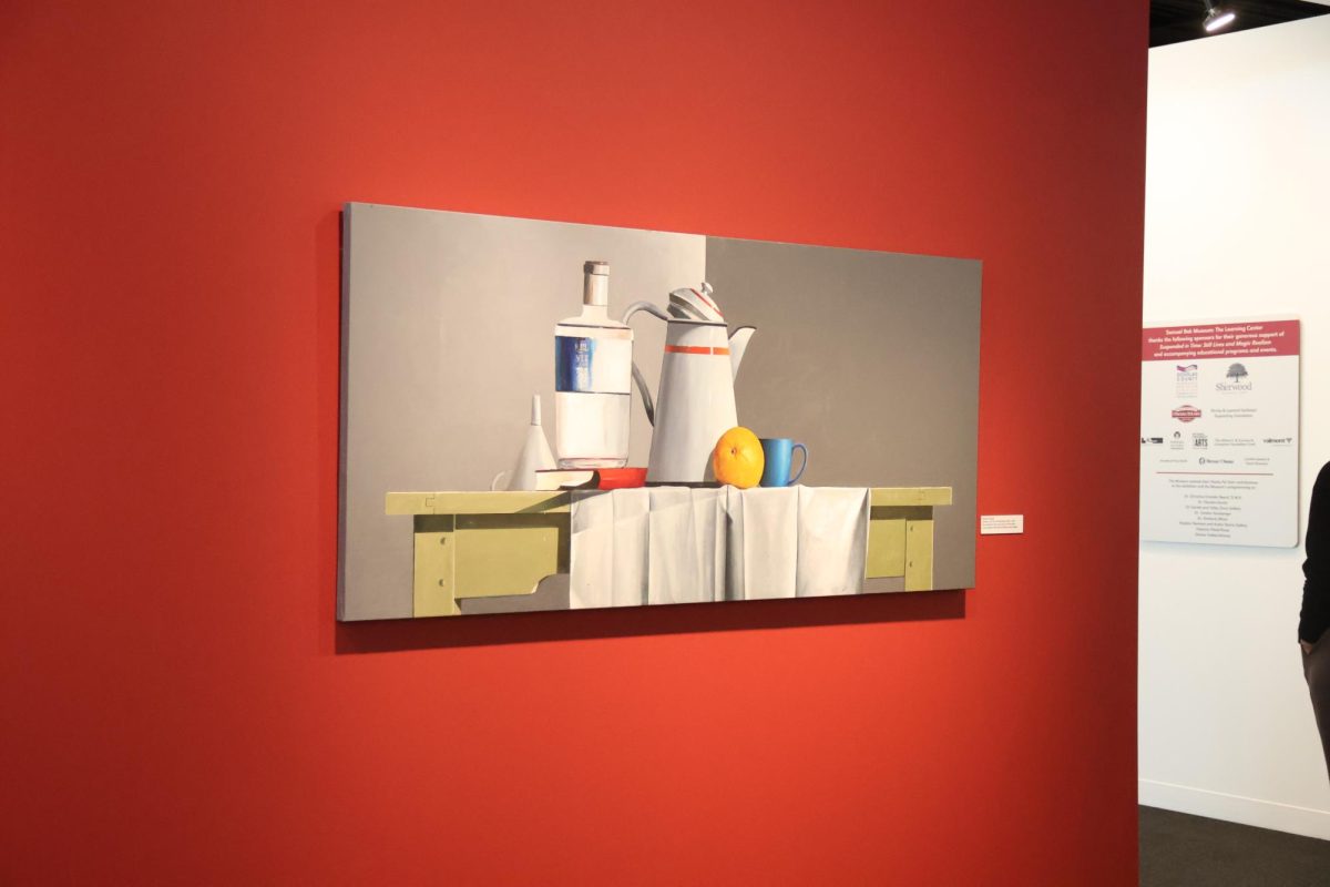 "Still Life with Red Book" by Stephen Namara 2023