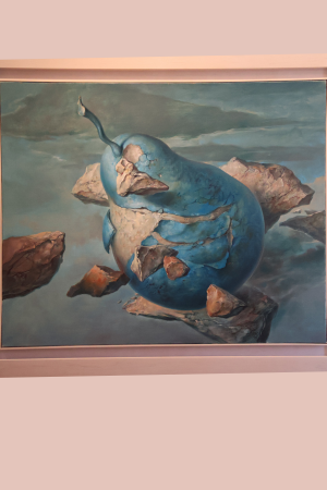 "Stone Moon," by Samuel Bak 1990